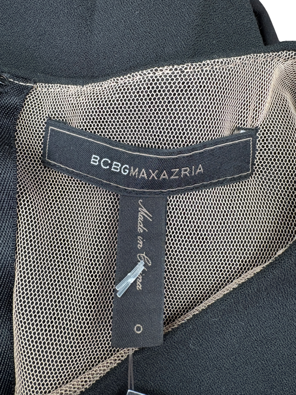 BCBGMAXAZRIA Black Larsen Romper UK XXS-XS