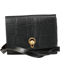 danielle foster Black Croc Charlie Box Bag