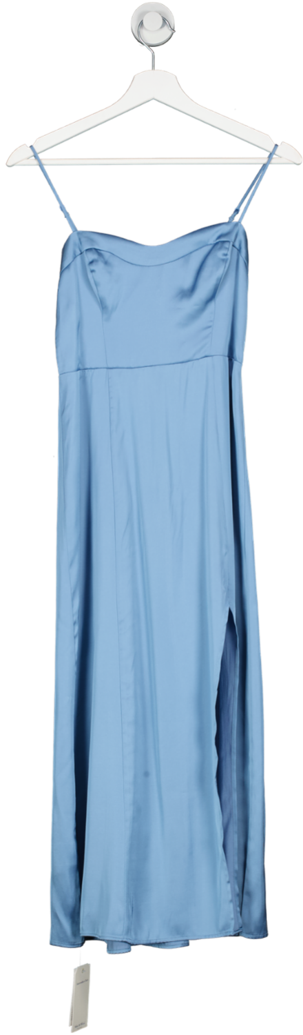Abercrombie & Fitch Light Blue Sleeveless Midi Dress UK XXS