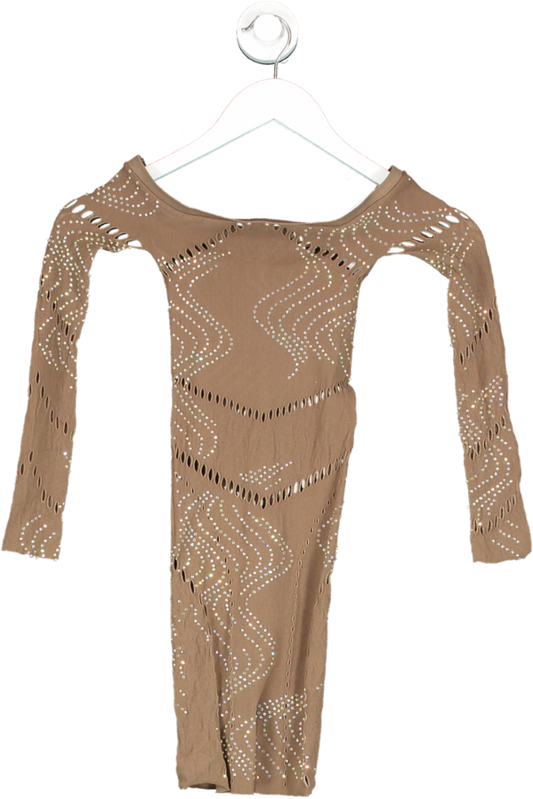 Poster Girl Brown Sonya Playsuit One Size