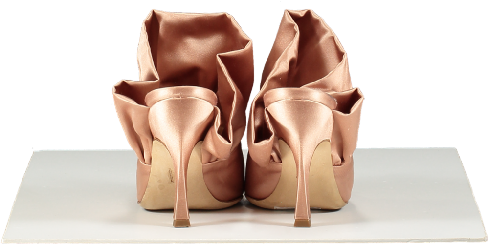 Midnight 00 Pink Satin Antoinette Mules UK 5 EU 38 👠