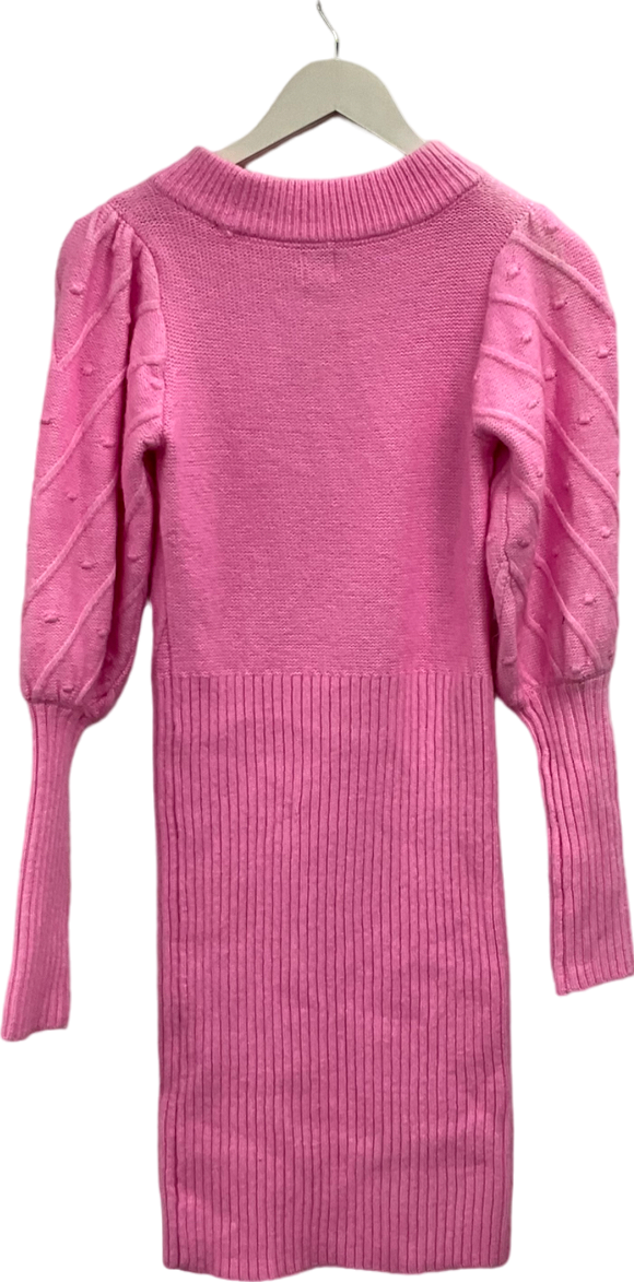 River Island Pink Jumper Dress UK 8