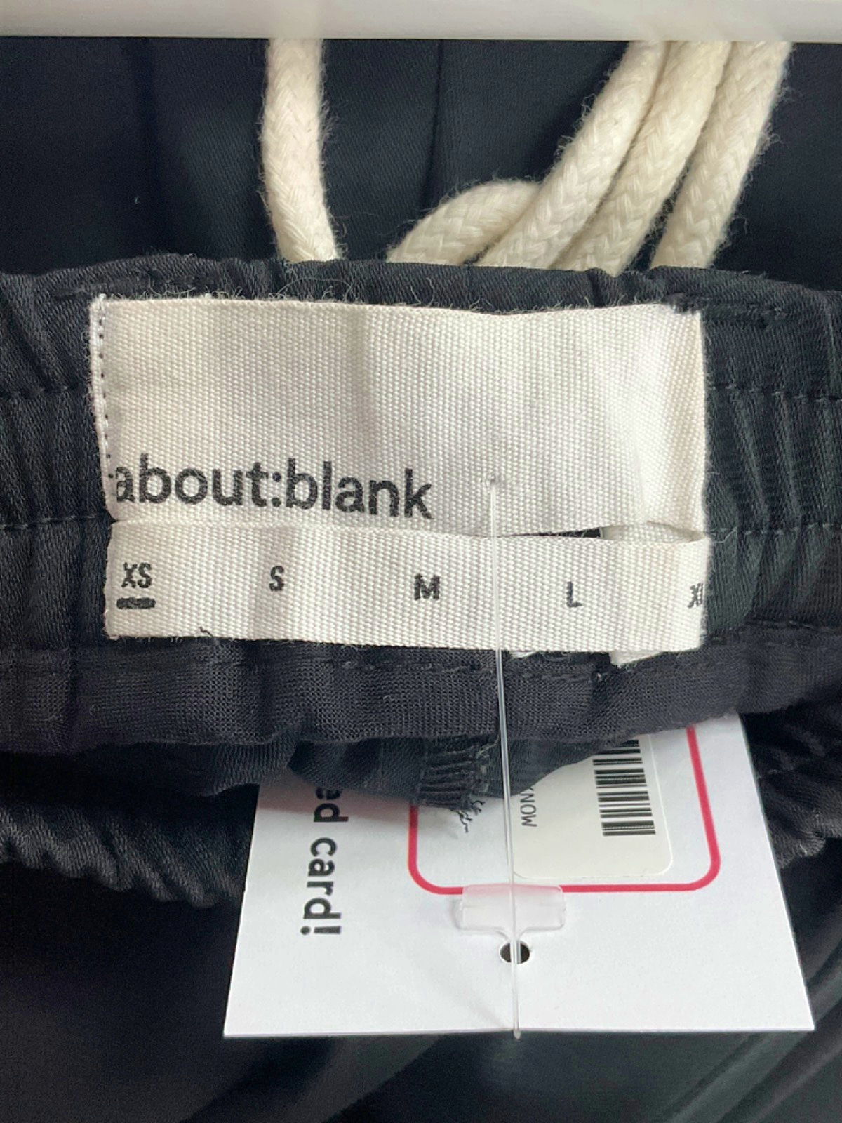 About:blank Black Trousers UK XS