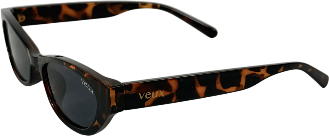 Veux Brown Tortoise Sheep Sunglasses One Size
