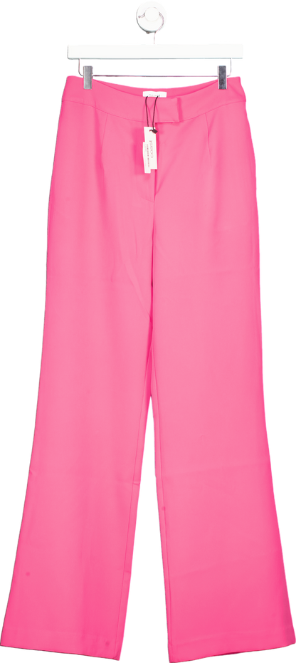 Coast Pink Straight Leg Tailored Trousers UK 10