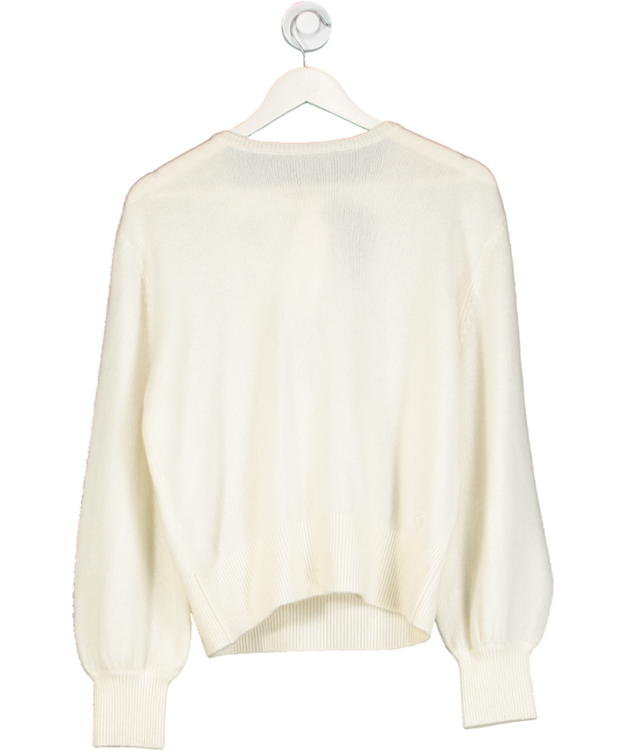 Sinead Keary Cream "The Lily" - Cashmere Bow Back UK XS