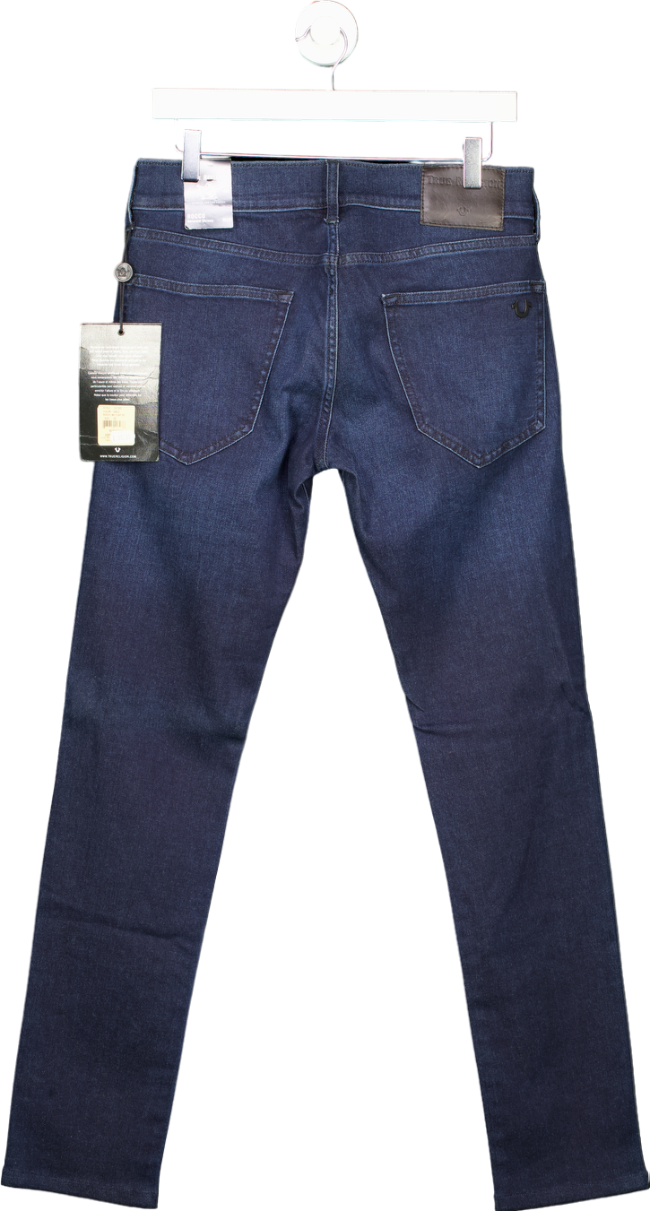 True Religion Blue Rocco No Flap Jeans UK 29W