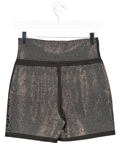 I.AM.GIA Black Silver Gems Shorts UK S