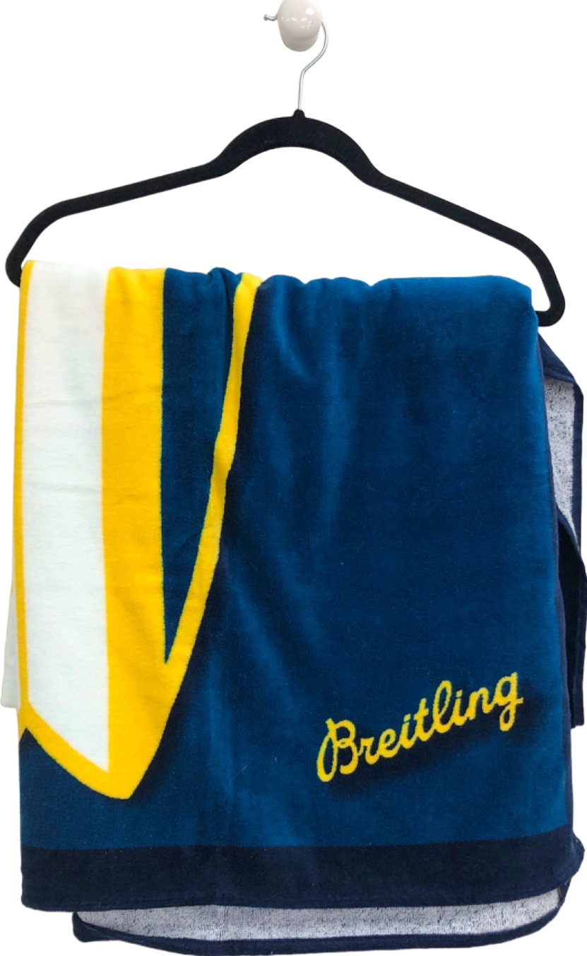 Breitling Yellow and Blue Towel