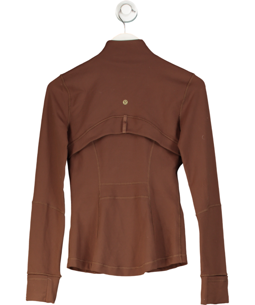 Lululemon Chcolate Brown Define Zip Jacket Us4 UK 8