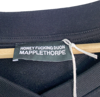 Honey Fucking Dijon Black Mapplethorpe Print Sweatshirt UK XL