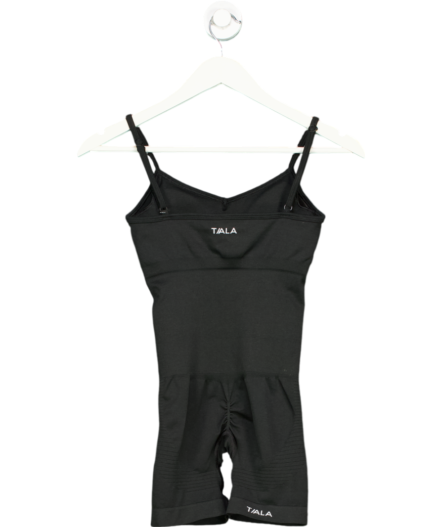 T/ALA Black Sculpt Seamless Scrunch Unitard UK S