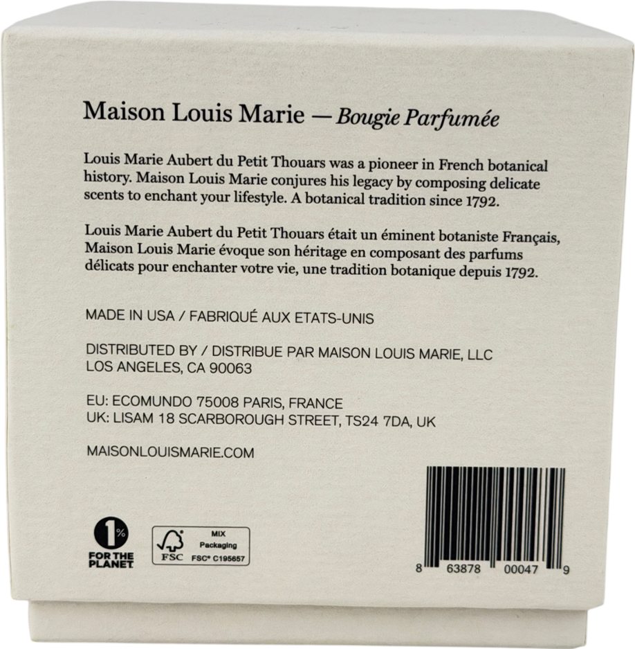 Maison louis marie White No3 L Stand Noir Candle One Size