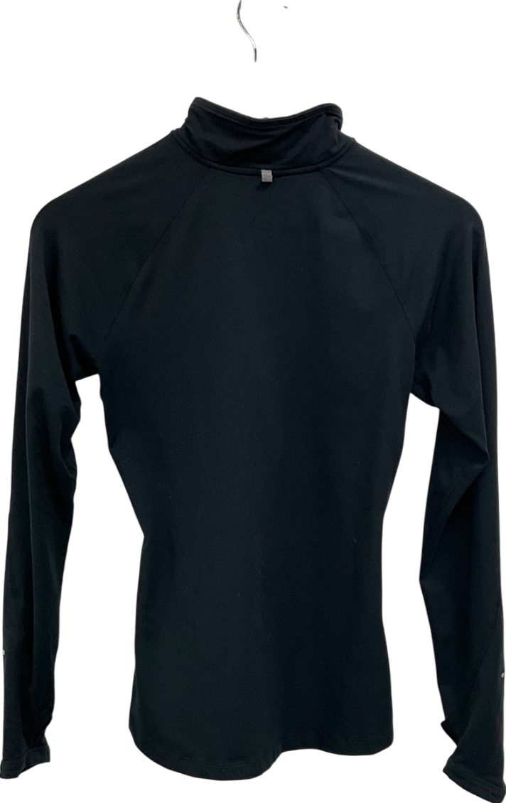 Nike Black Dri Fit 1/4 Zip Track Top UK S