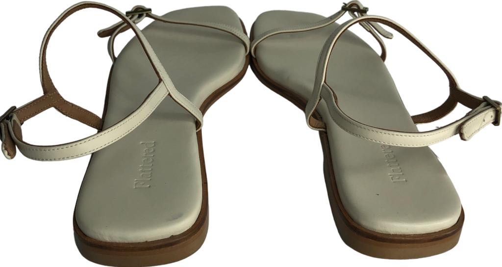 Flattered Cream Alice Sandals UK 6 EU 39 👠