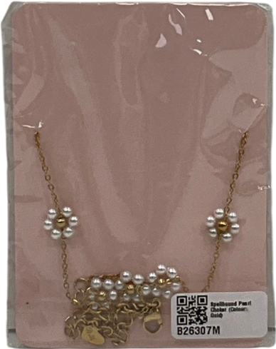 bohomoon Metallic Spellbound Pearl Choker One Size