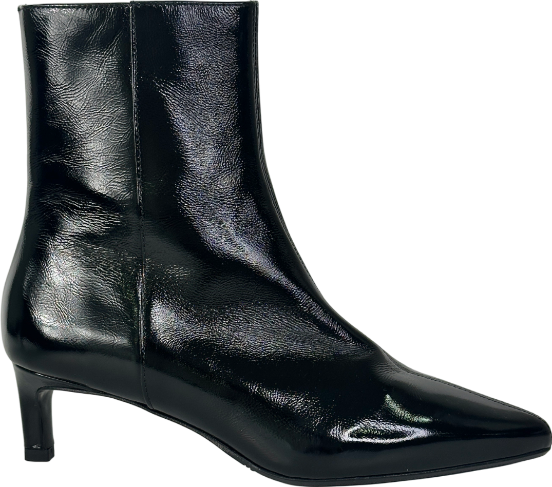 Sezane Black Garance Ankle Boots UK 7 EU 40 👠