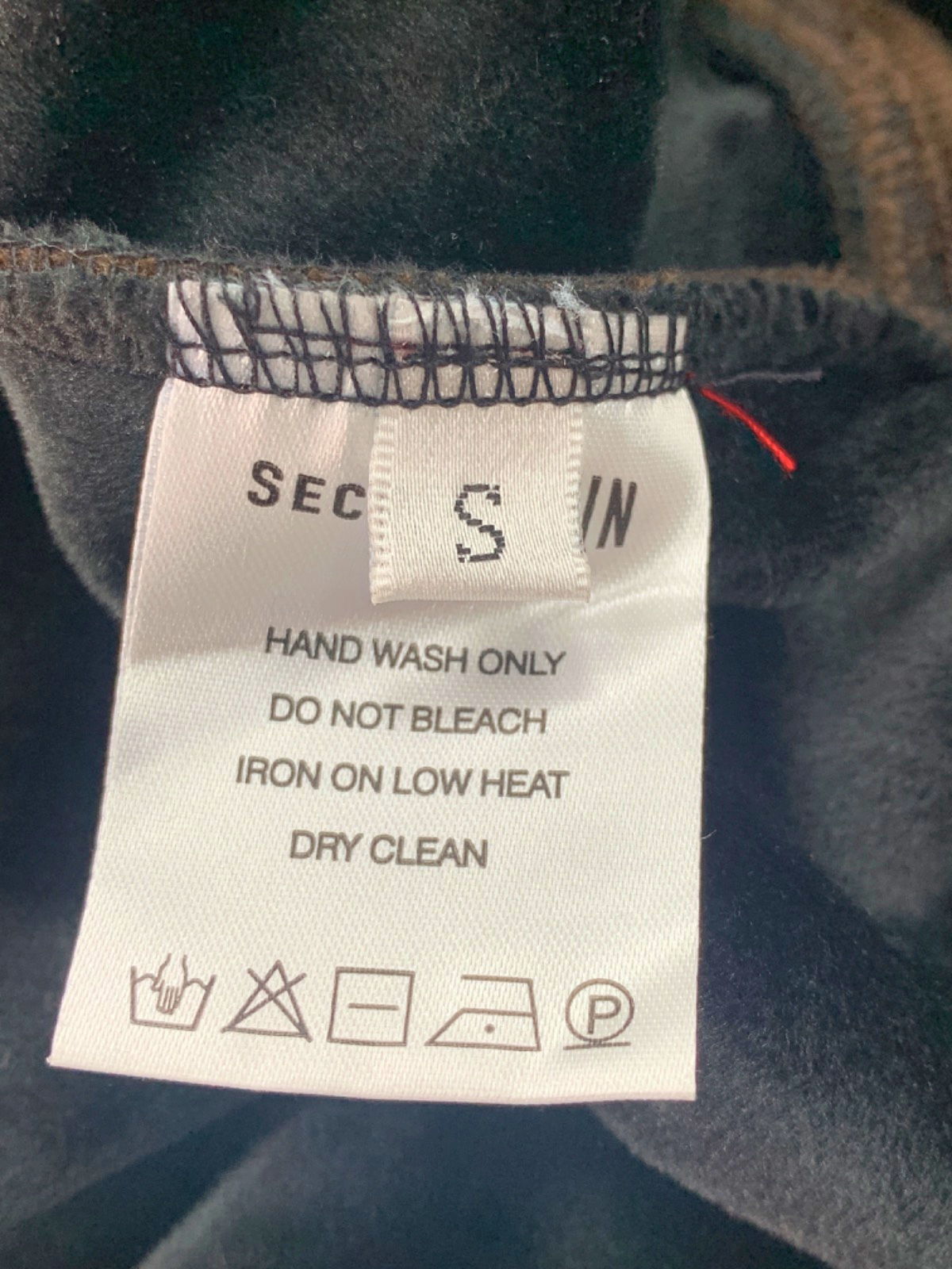 Second Skin Brown Zip-Up Hoodie UK S