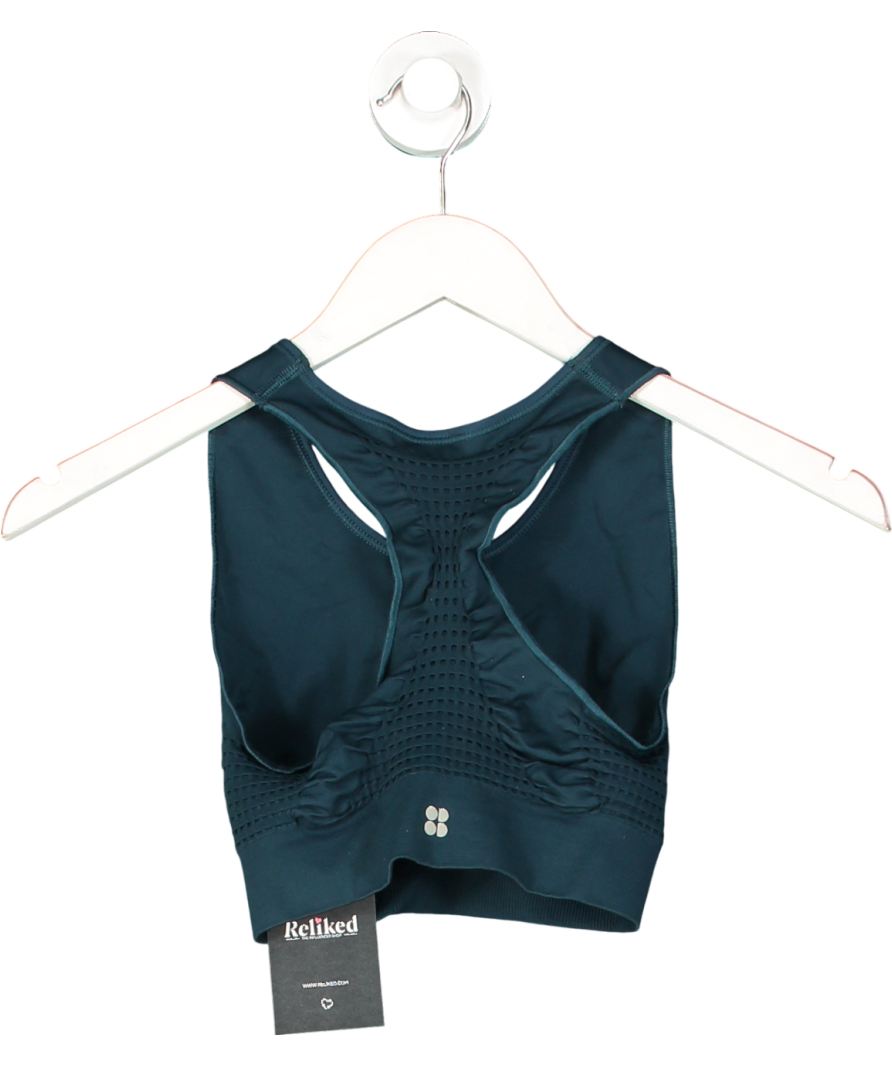 Sweaty Betty Stamina Sports Bra Deep Blue UK S