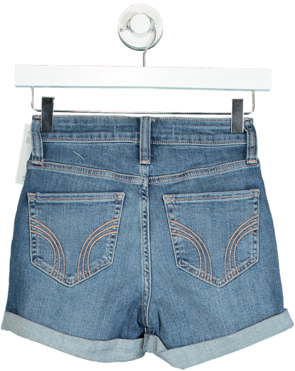 Hollister Blue Curvy High-Rise Short 3" W24