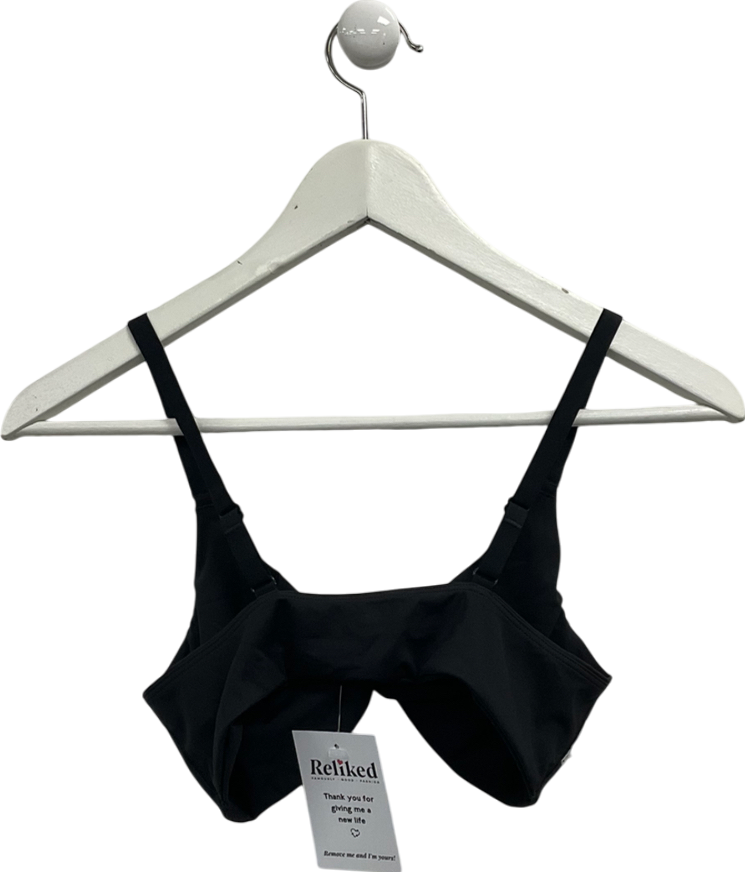 gymshark Black Twist Front Bralette UK S