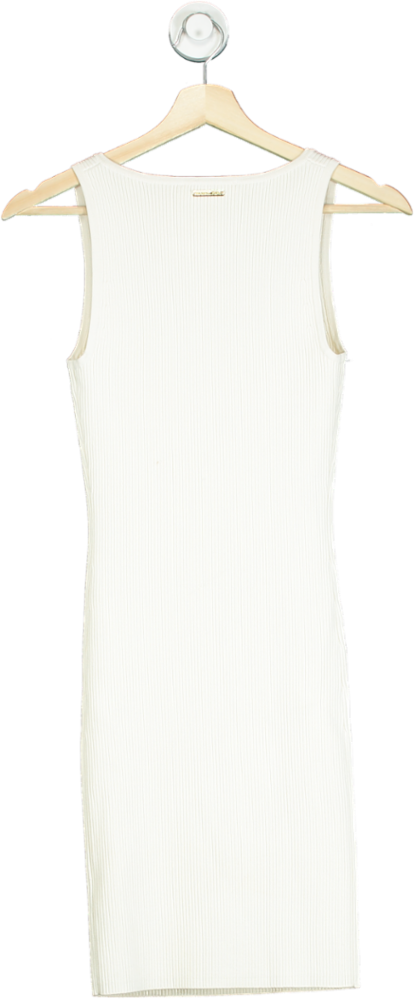 Michael Kors Bone Ribbed Knit Dress UK XS