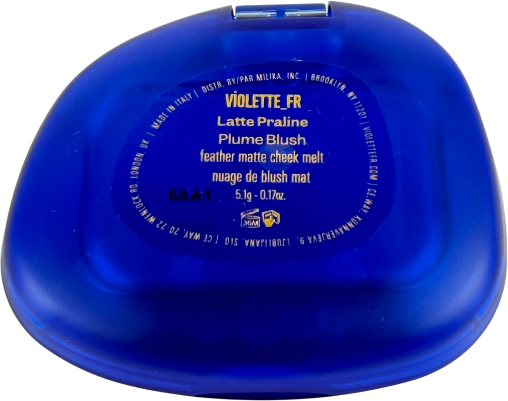 VIOLETTE_FR Feather Matte Cheek Melt Plume Blush Latte Praline 5.1g