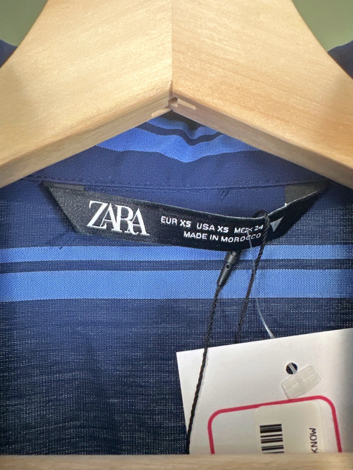 Zara Navy Striped Romper XS