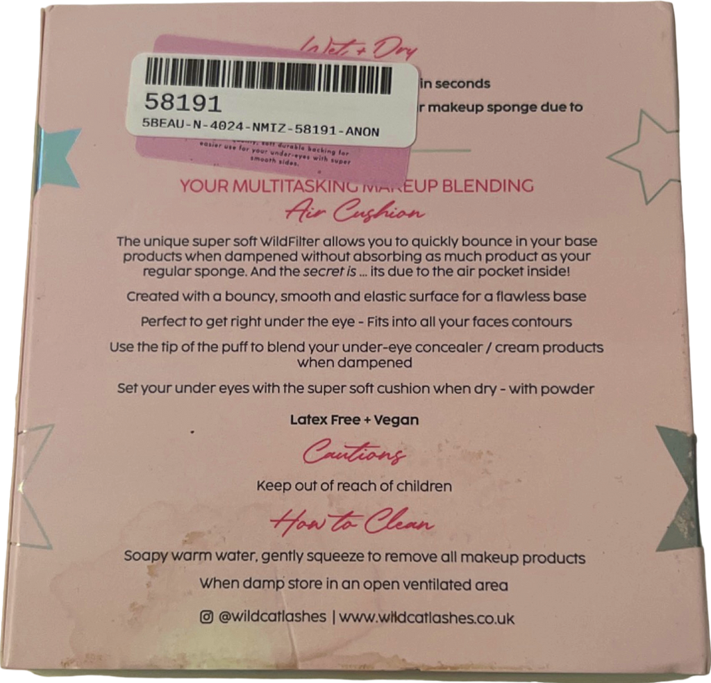 Wildcat Lashes Air Cushion Puff