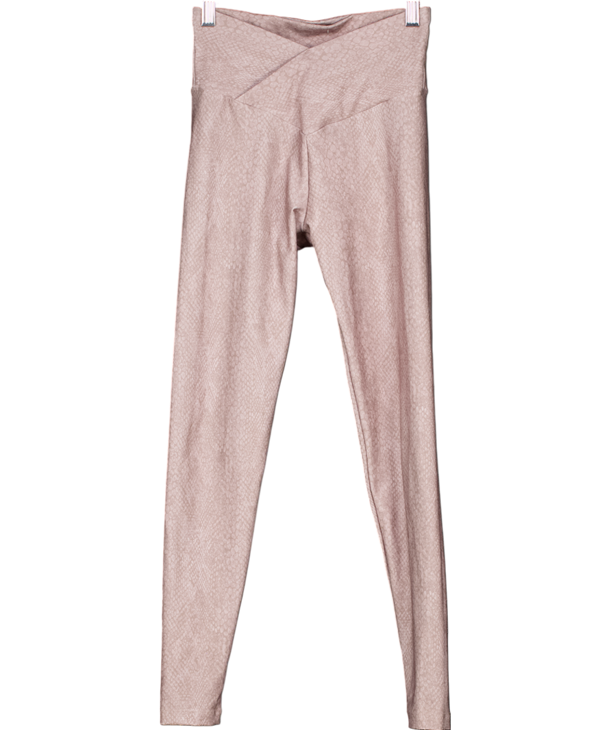 Oysho Grey Snakeprint Leggings UK XS