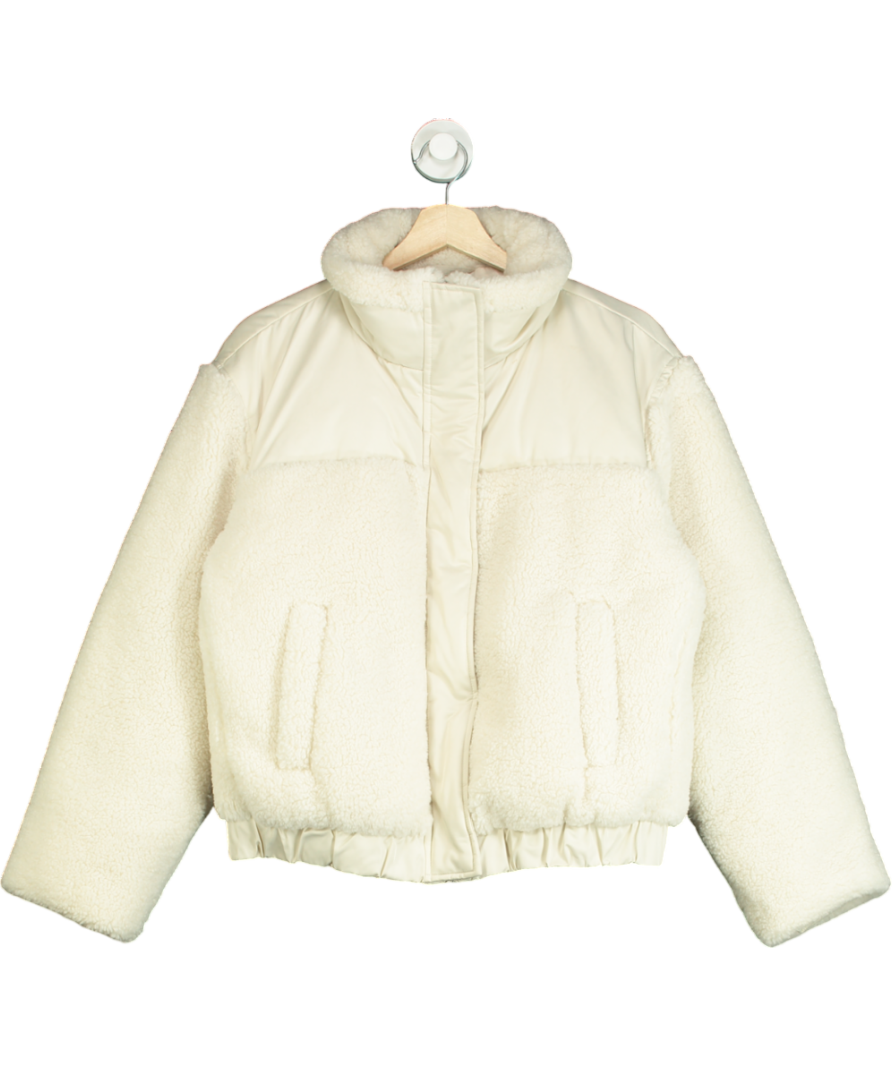 Abercrombie & Fitch White Ultra Collection Sheer Puffer UK M