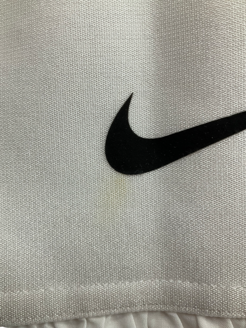 Nike White Dri-fit Pleated Mini Skirt With Dipped Hem UK S