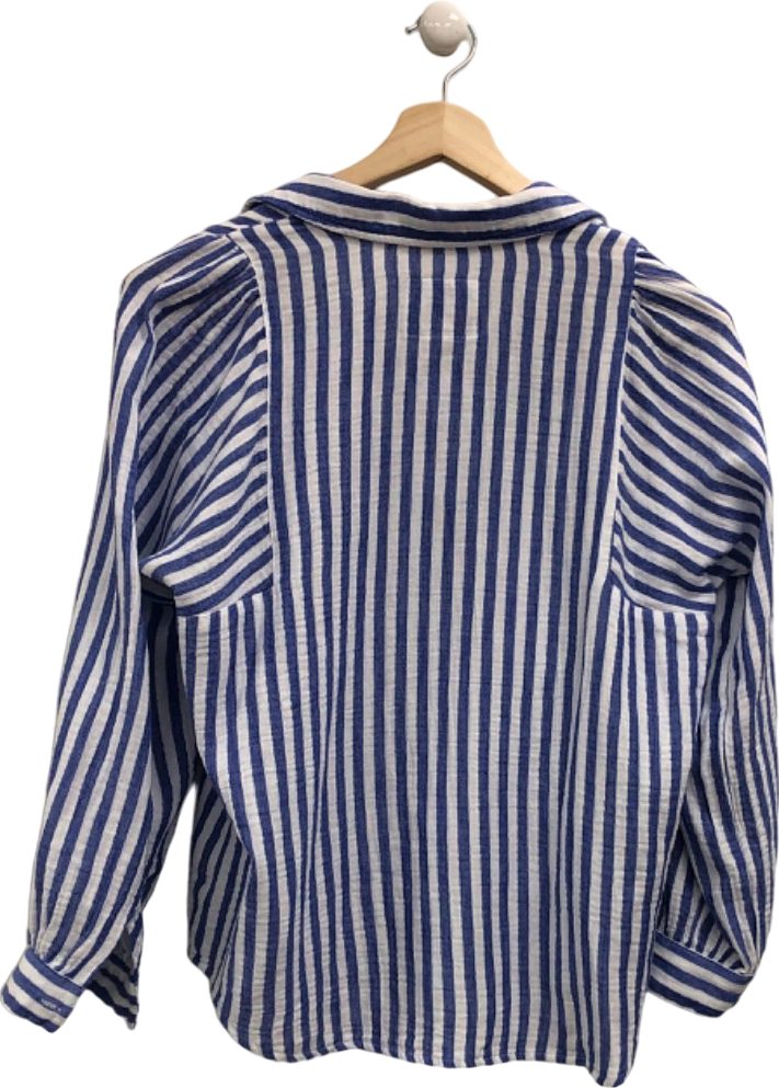 Rails Blue Anacapa Stripe Shirt UK S