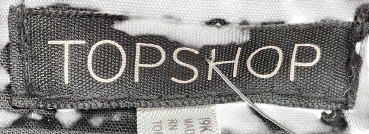 Topshop Black Breton Hat One Size