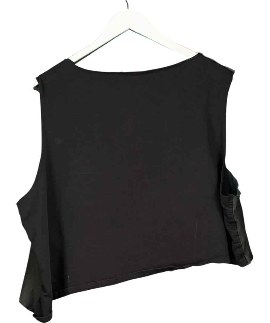 Vincenzo Allocca Black Leather Top UK XXL