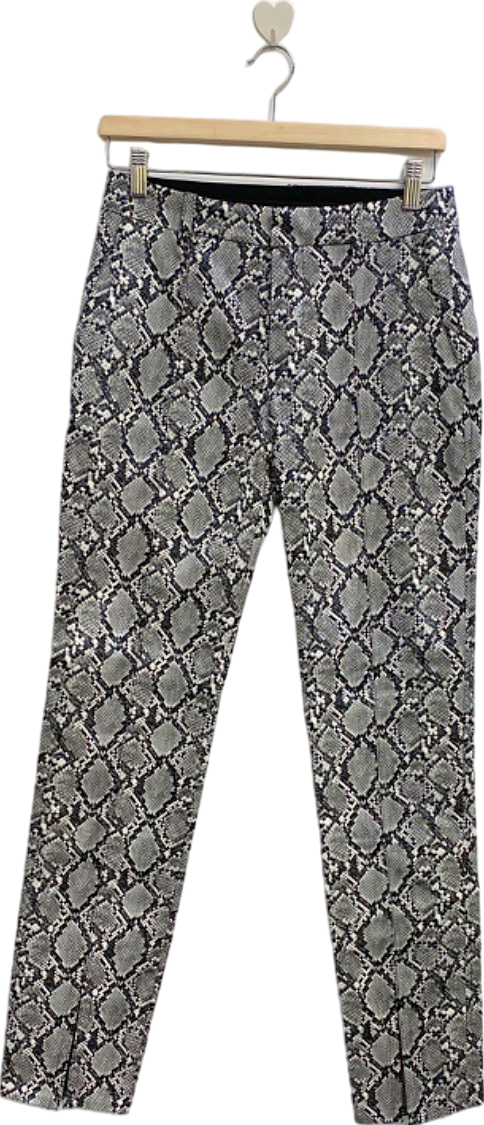 Zara Multi-coloured Snake Print Trousers UK 8