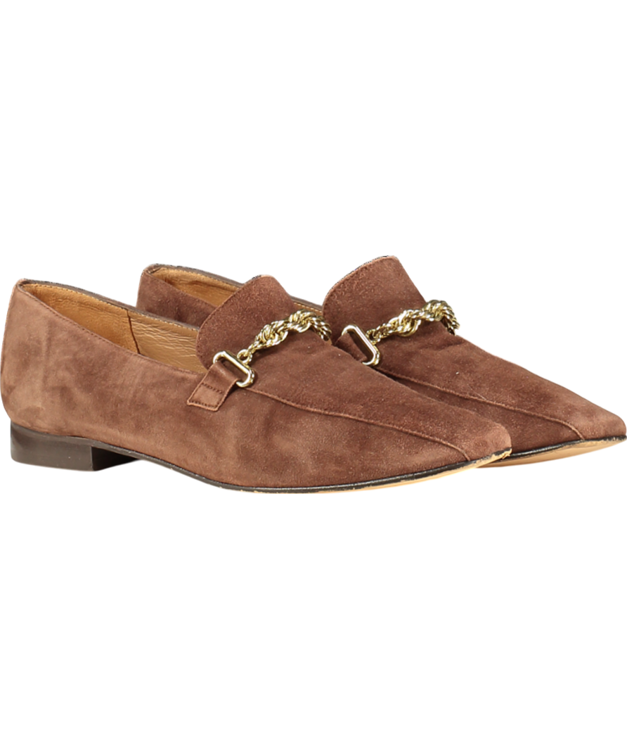 Flattered Brown Vivo Suede Loafer UK 6 EU 39 👠