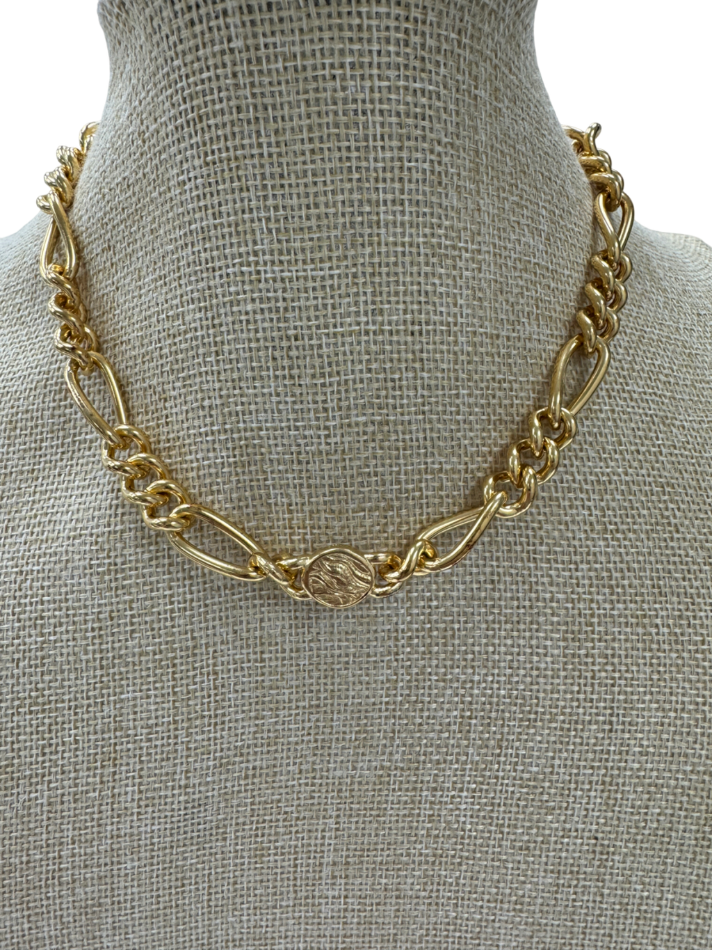 Edge Of Ember Gold Chunky Chain Necklace One Size