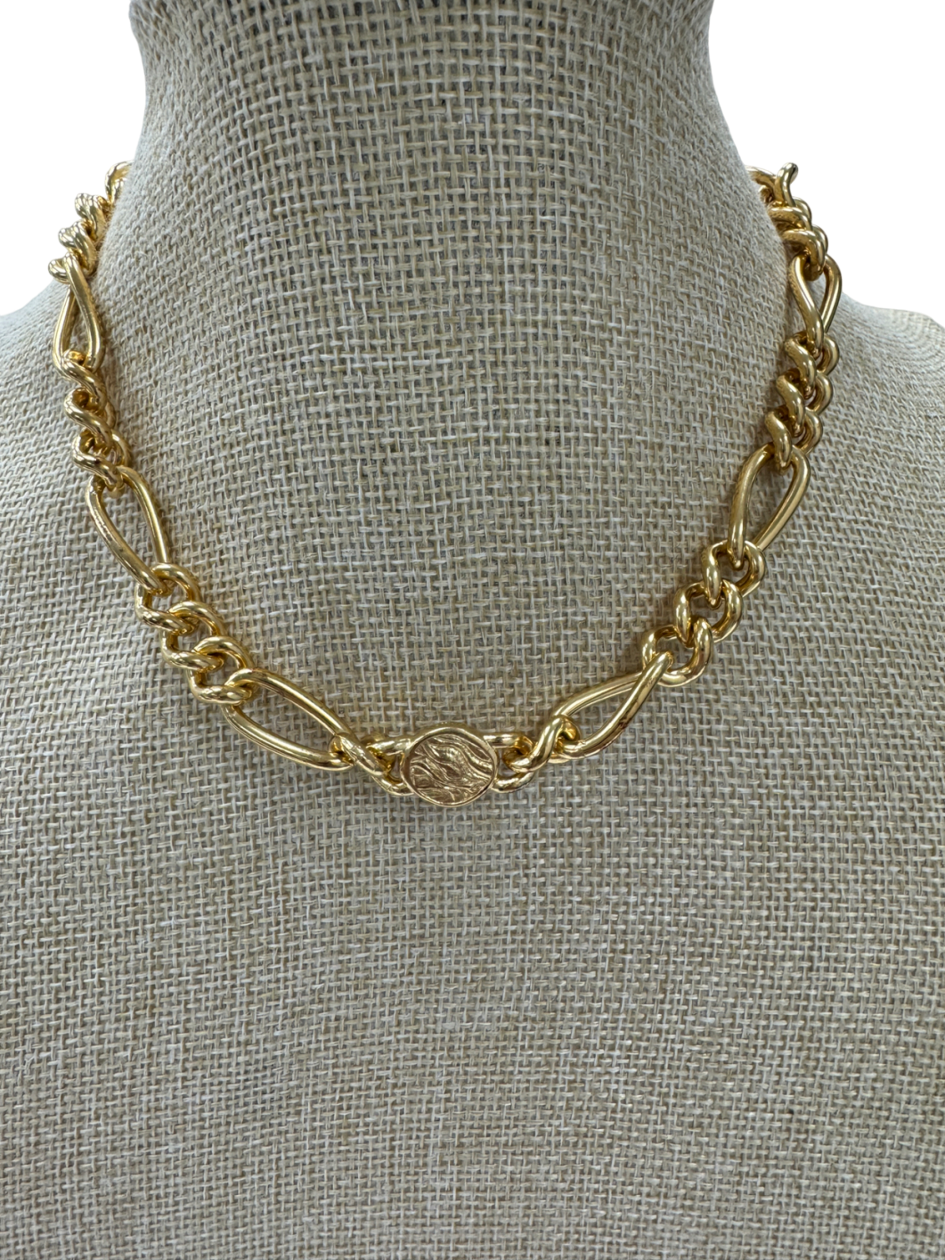 Edge Of Ember Gold Chunky Chain Necklace One Size