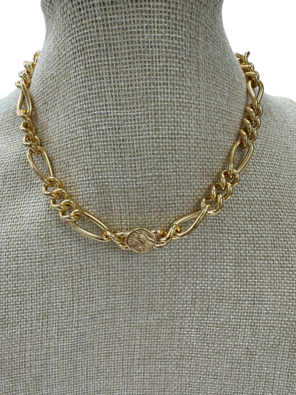 Edge Of Ember Gold Chunky Chain Necklace One Size