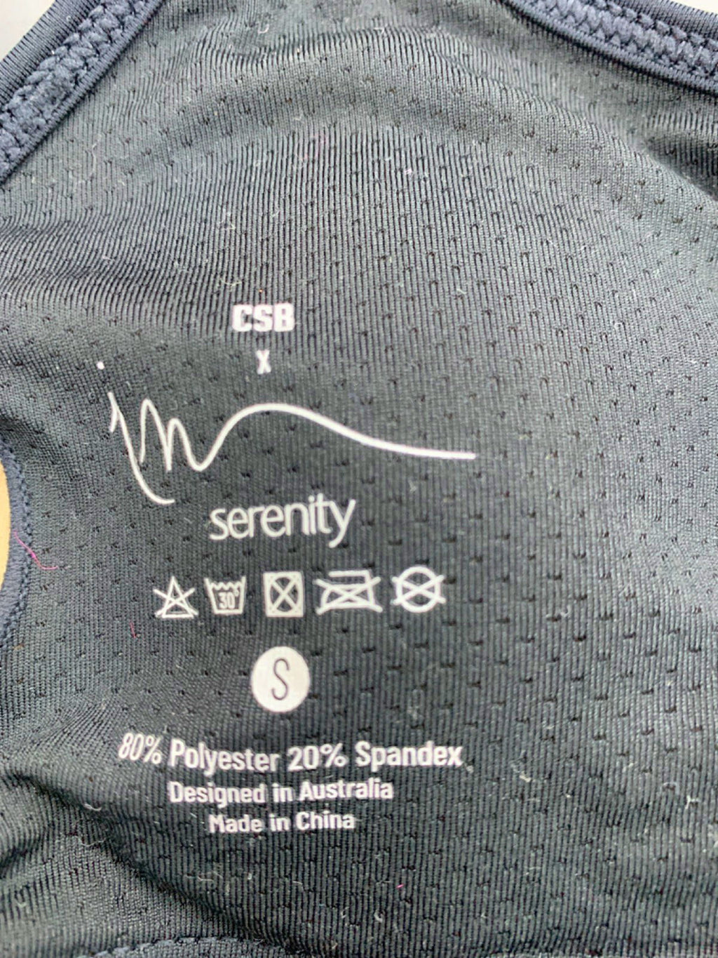 CSB Black Serenity Halter Top UK S