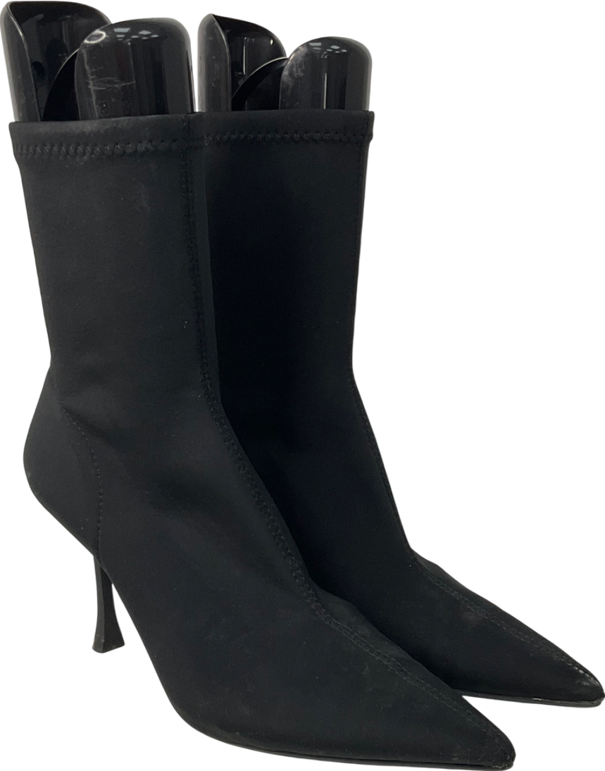 ZARA Black Sock Boot UK 5 EU 38 👠