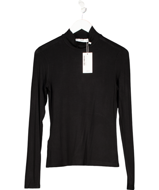 MANGO Black Turtleneck Long Sleeved T-shirt UK M