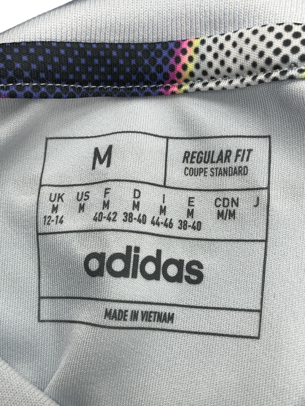 adidas Multicoloured X Pablo Vittar Tiro Pride Jersey UK M