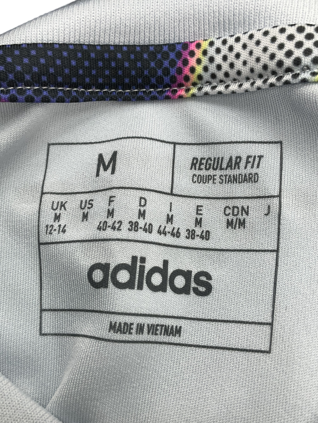 adidas Multicoloured X Pablo Vittar Tiro Pride Jersey UK M