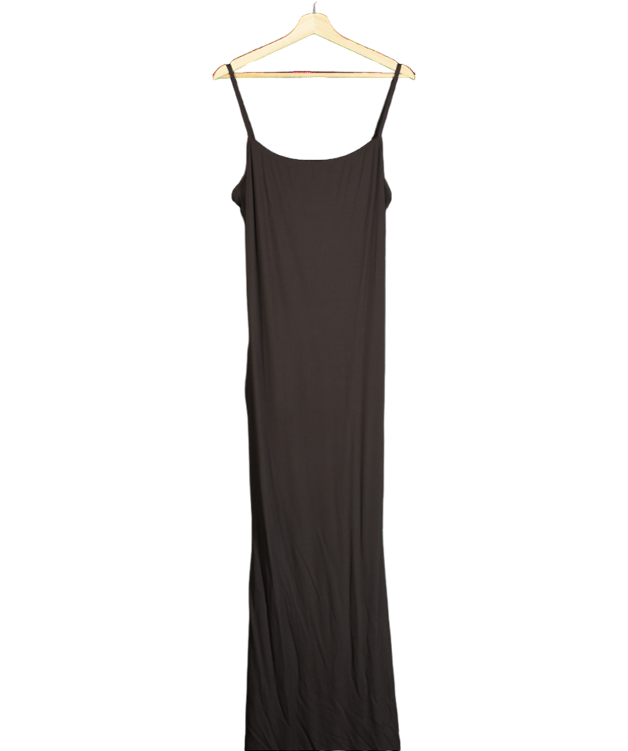 TALA Brown 365 Sculpt Camisole-strap Stretch-jersey Maxi Dress UK XL