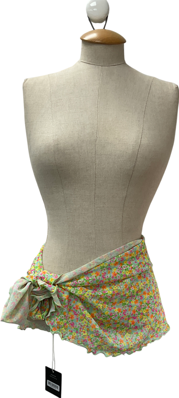 Lounge x Kulani kinis Green Floral Sarong Cover Up UK M
