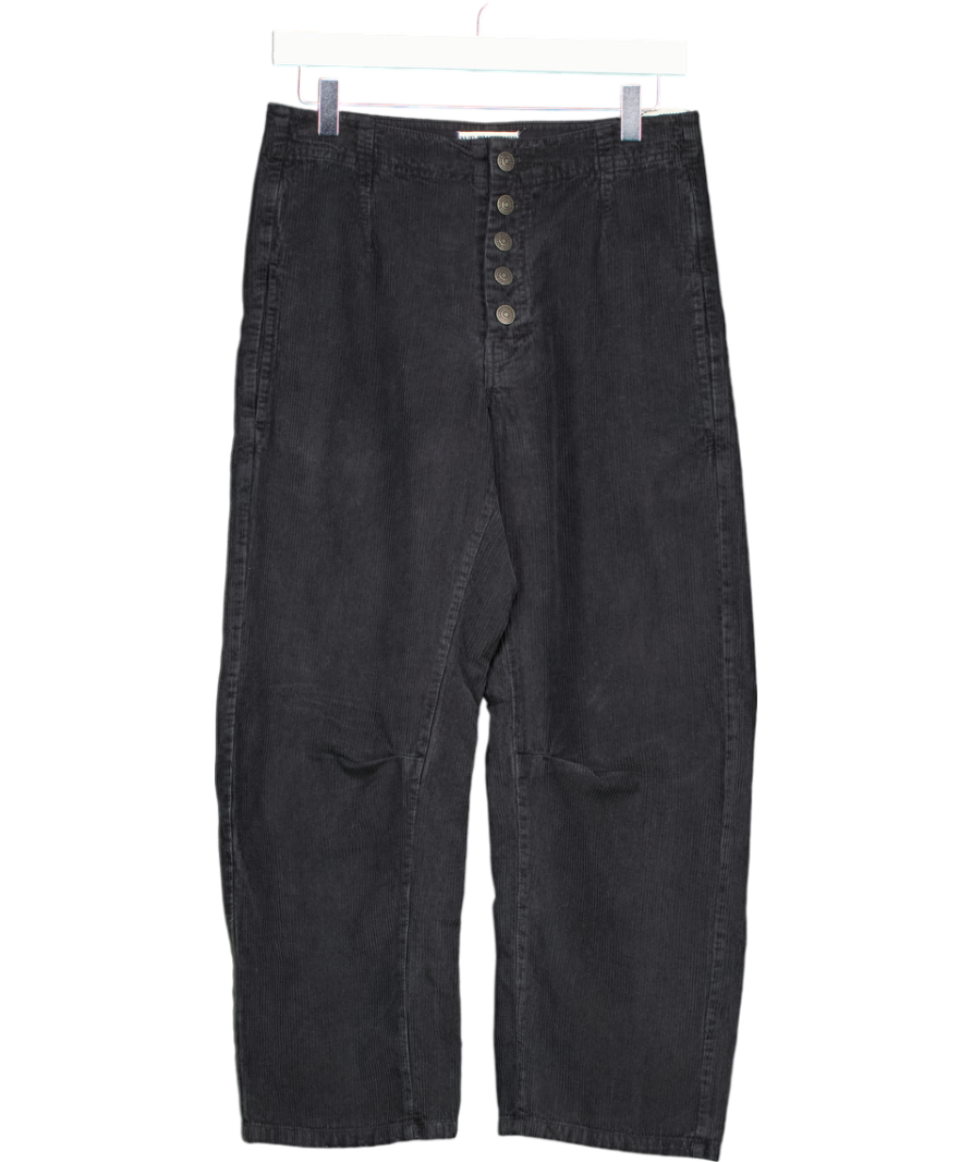 Free People Black We The Free Osaka Mid-rise Barrel Cord Jeans W26