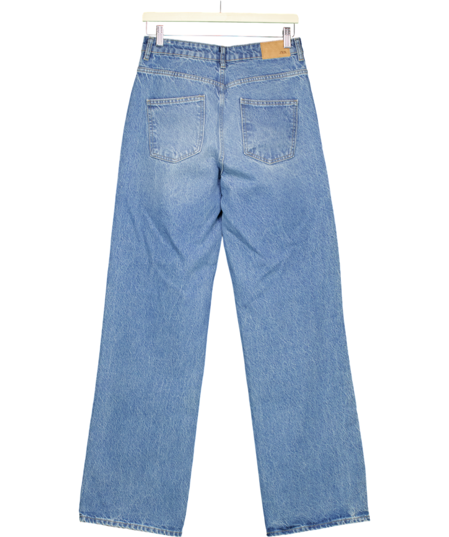 ZARA Blue Straight Leg Jeans UK 10