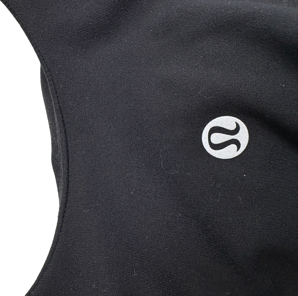 Lululemon Black Padded Training Top UK S/M